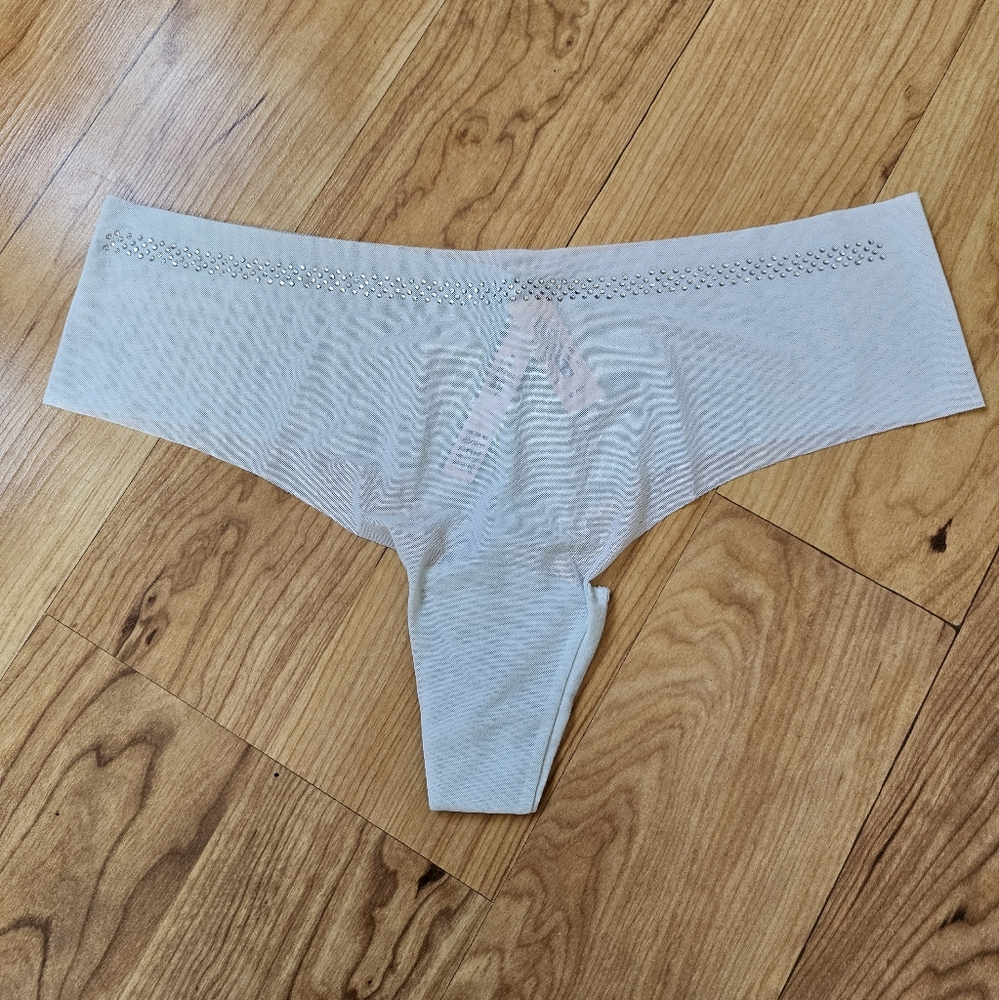 VS Sheer Thong Baby Blue